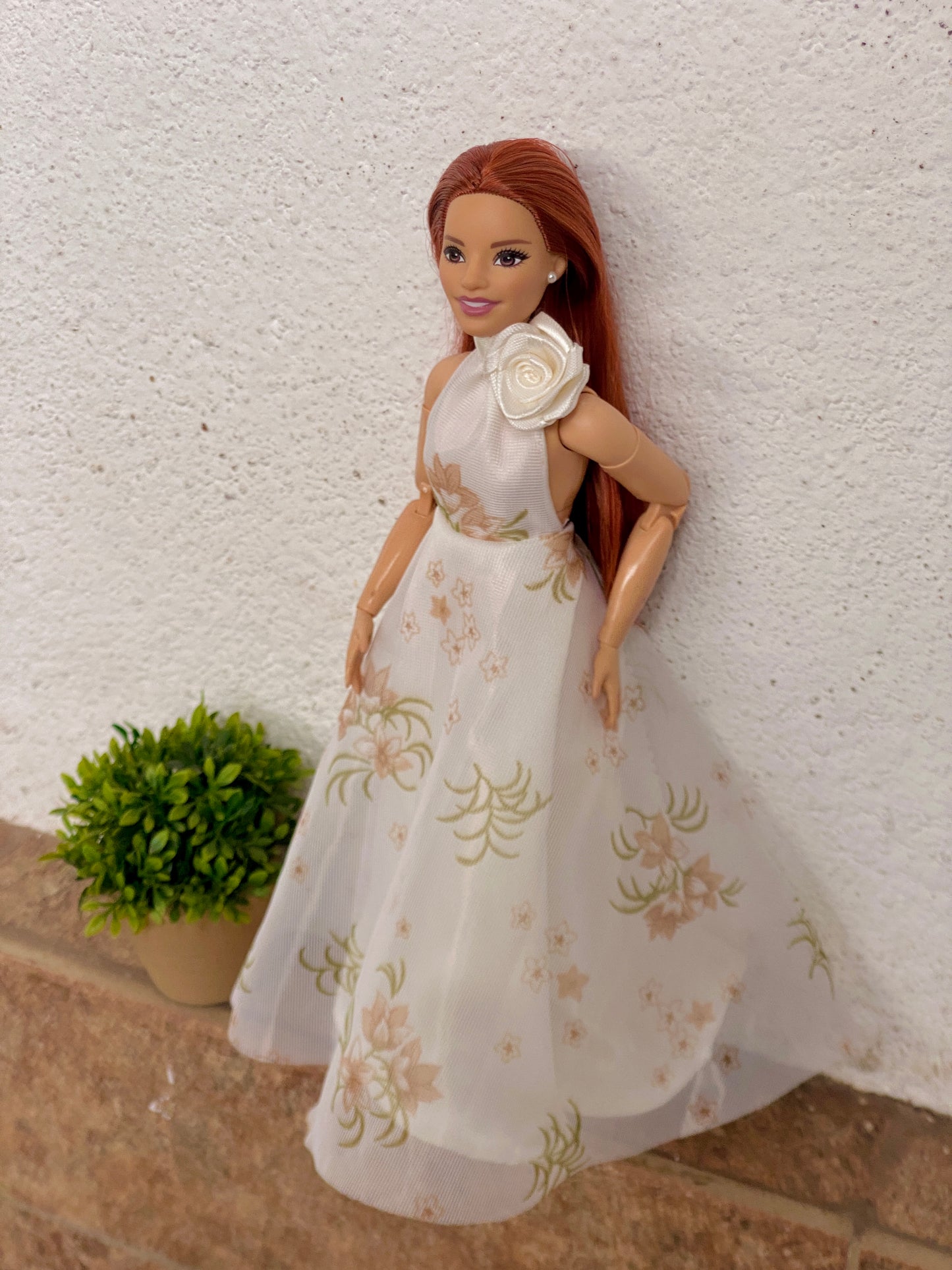 The Ivory Blossom Dress