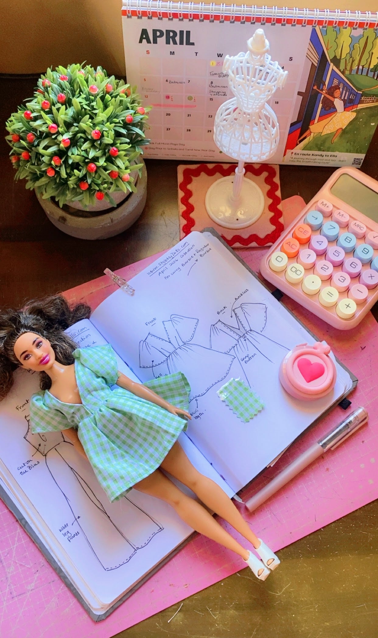 Gingham Mini Dress