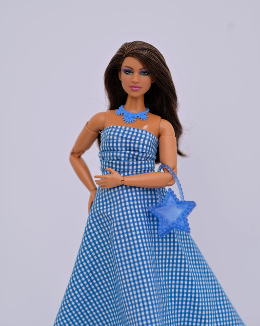 Celeste Summer Gingham Dress