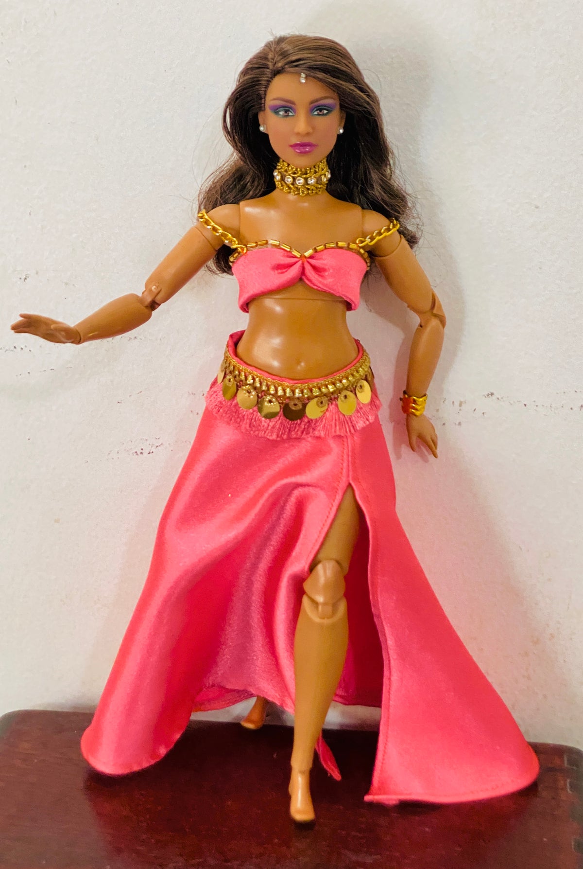 Pink Belly Dancer Outfit
