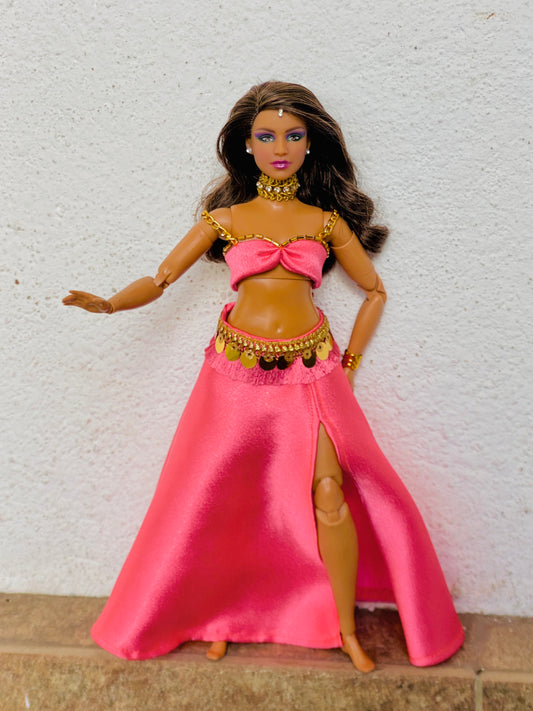 Pink Belly Dancer Outfit