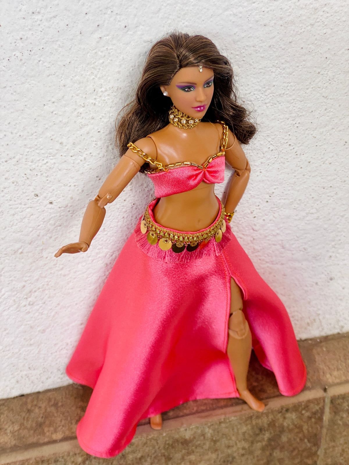 Pink Belly Dancer Outfit