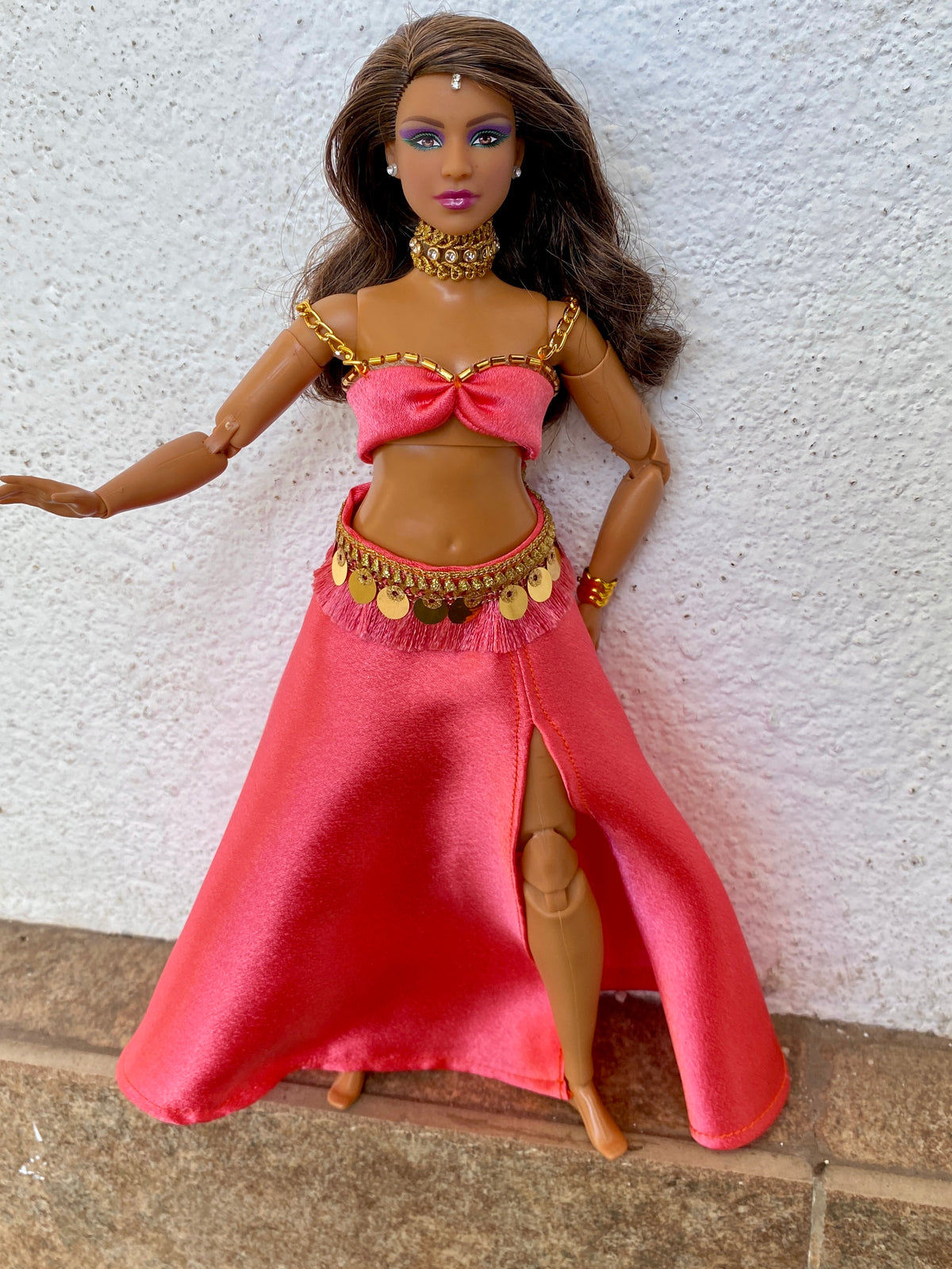 Pink Belly Dancer Outfit