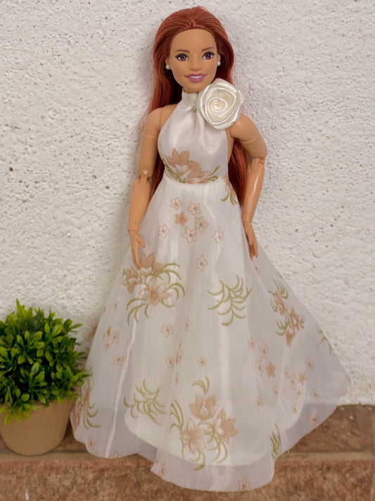 The Ivory Blossom Dress