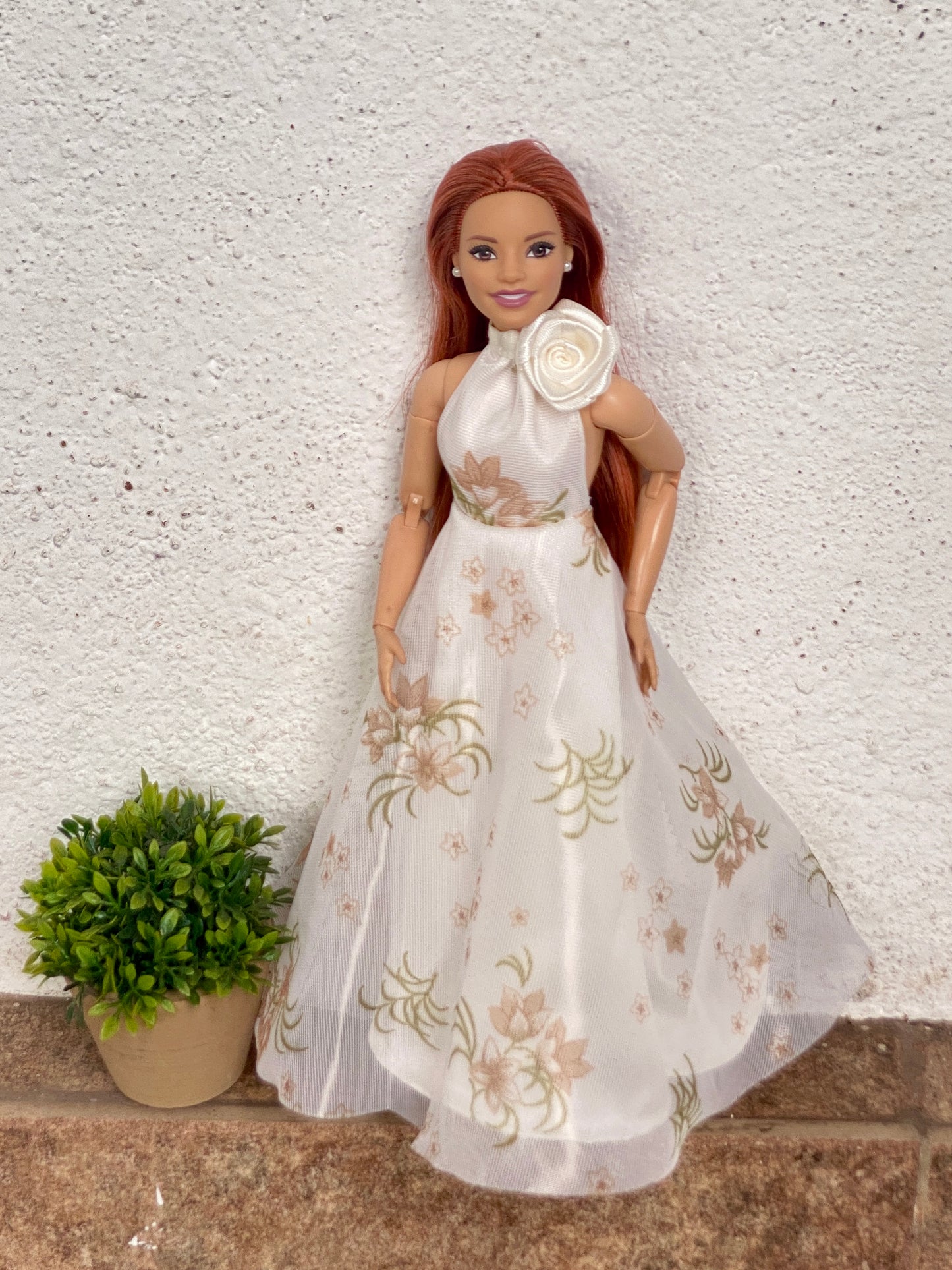The Ivory Blossom Dress