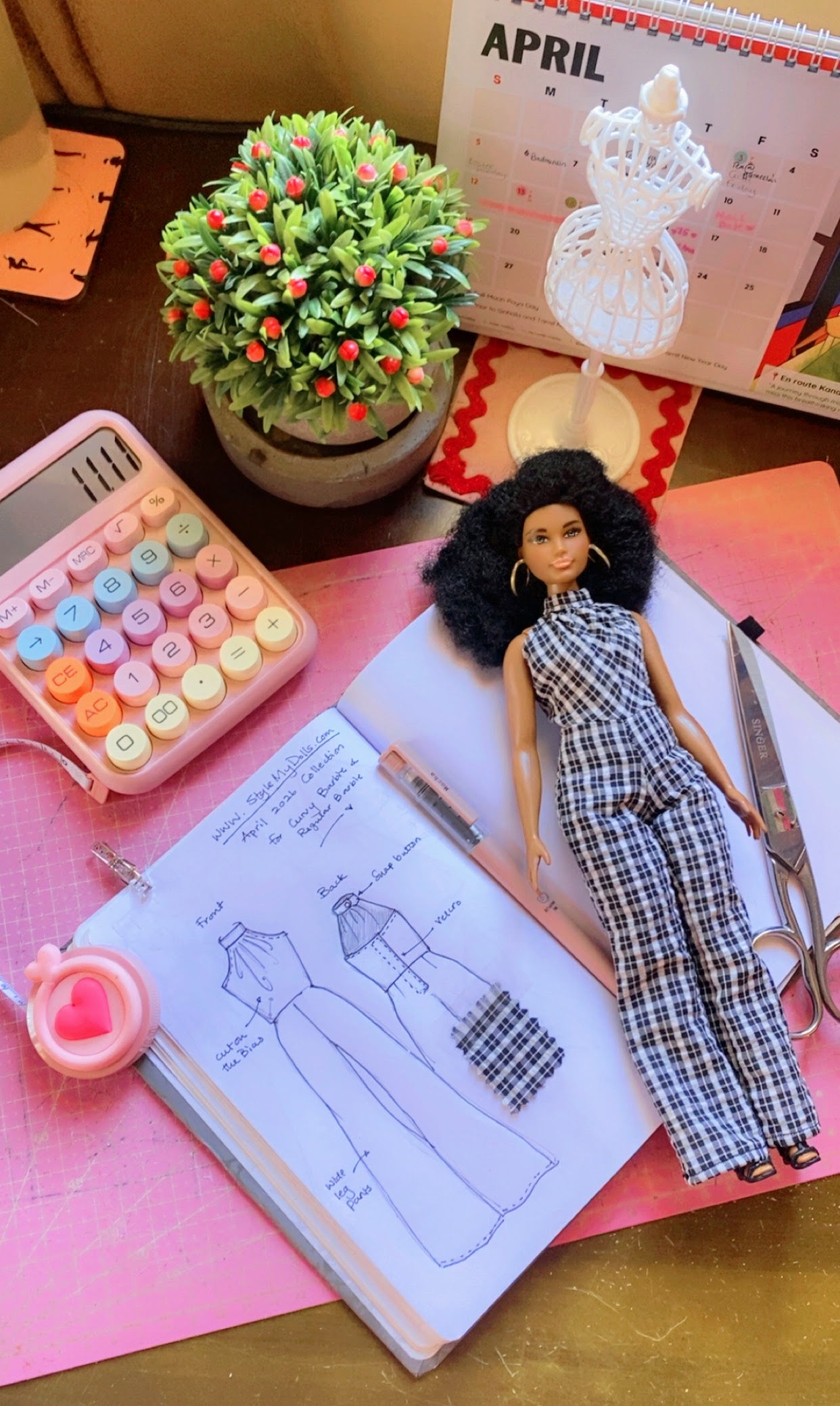 Gingham Jumpsuit