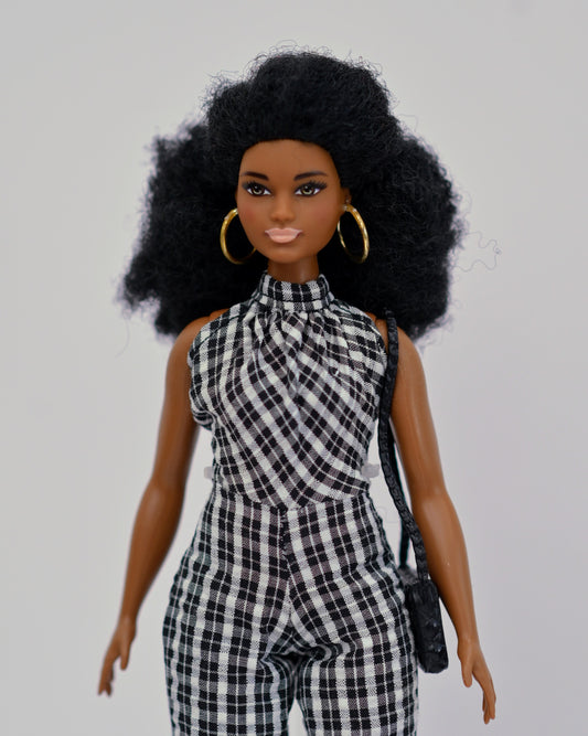 Gingham Jumpsuit