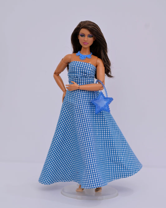 Celeste Summer Gingham Dress