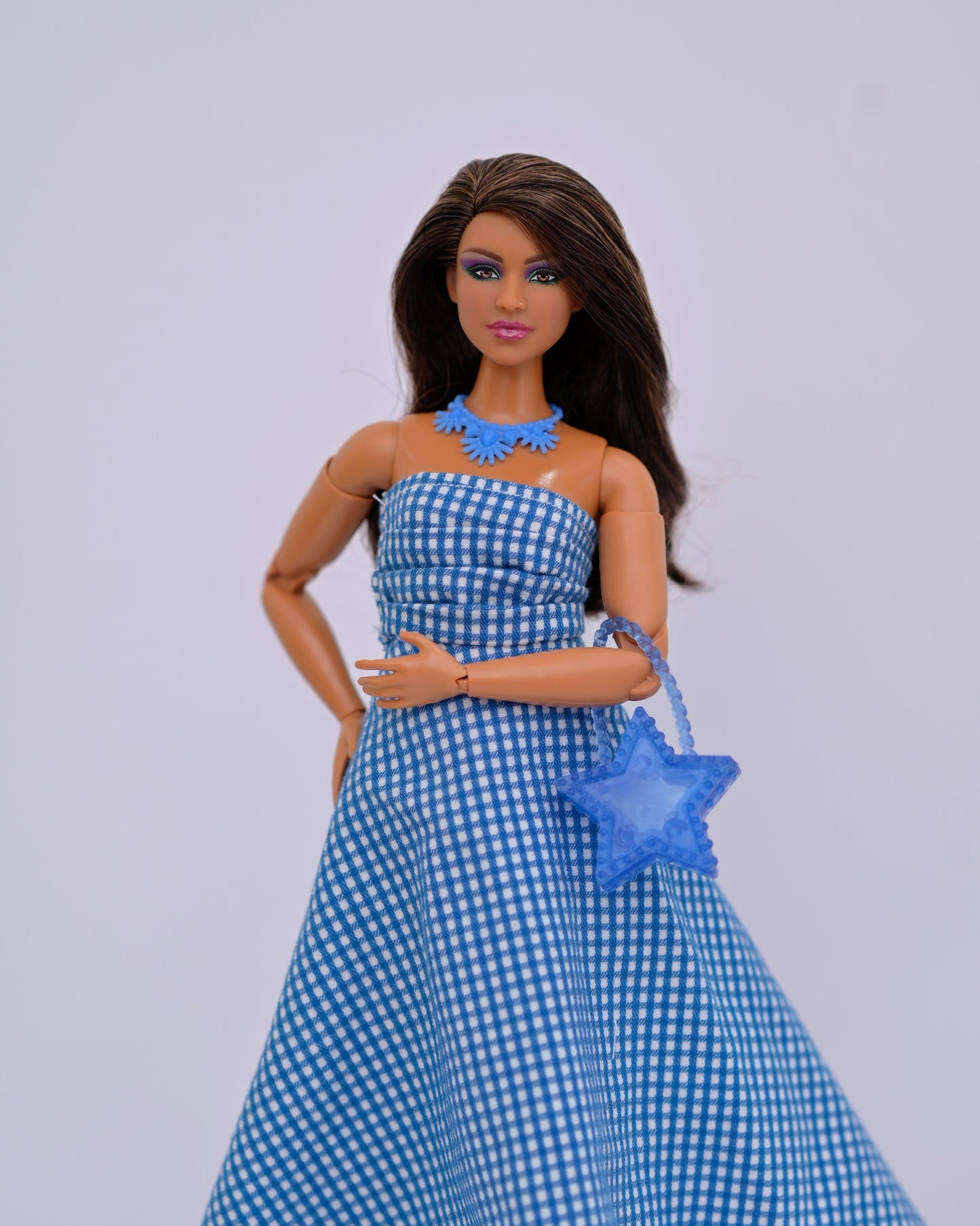 Celeste Summer Gingham Dress