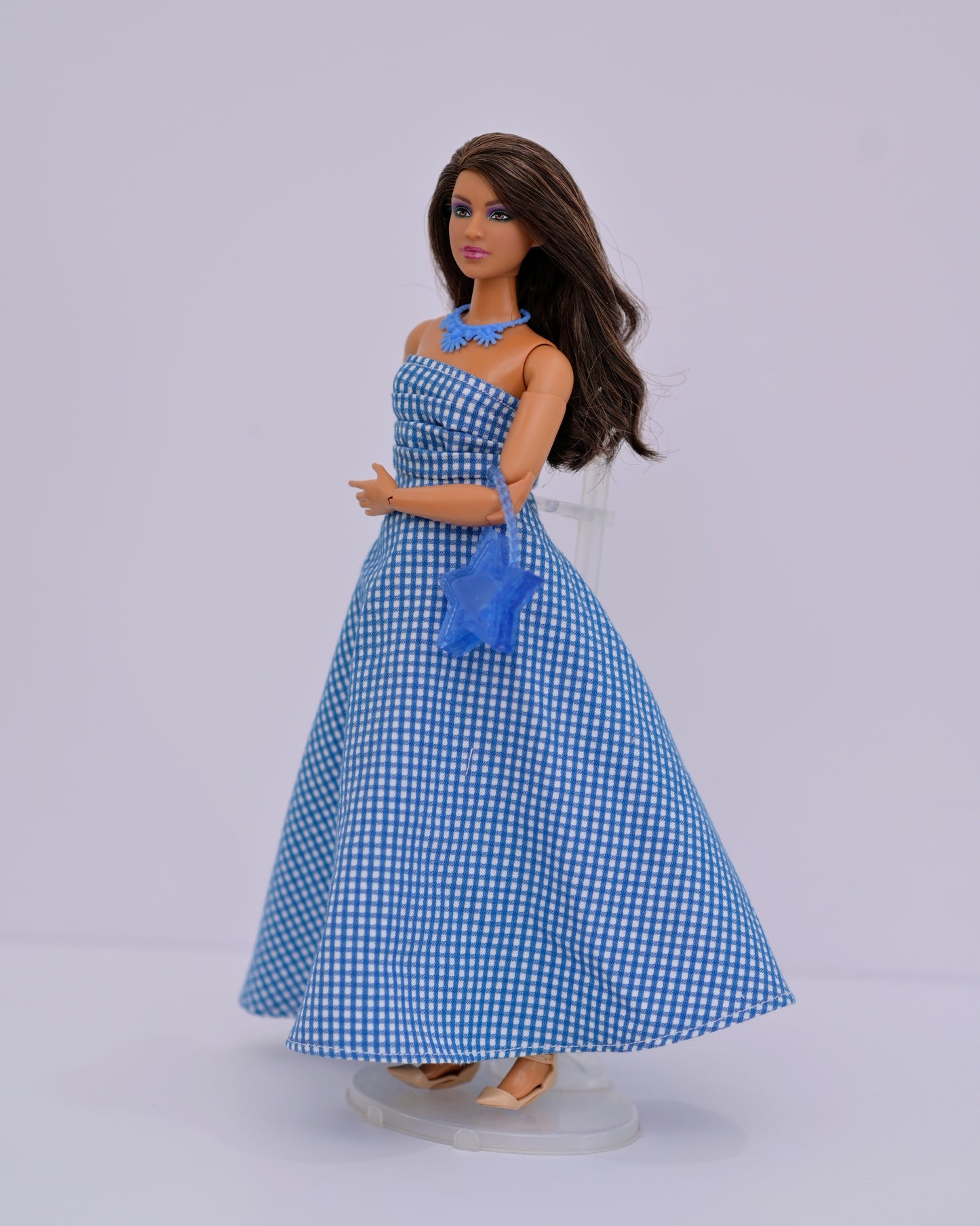 Celeste Summer Gingham Dress