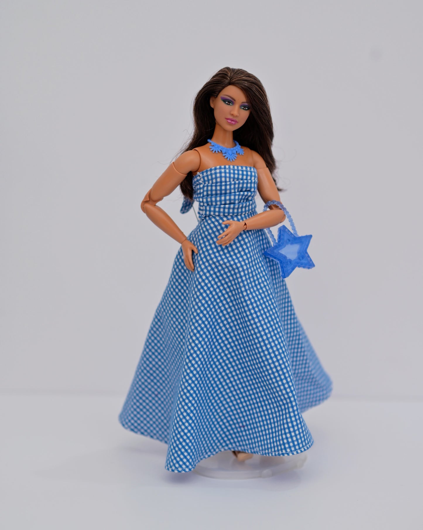 Celeste Summer Gingham Dress