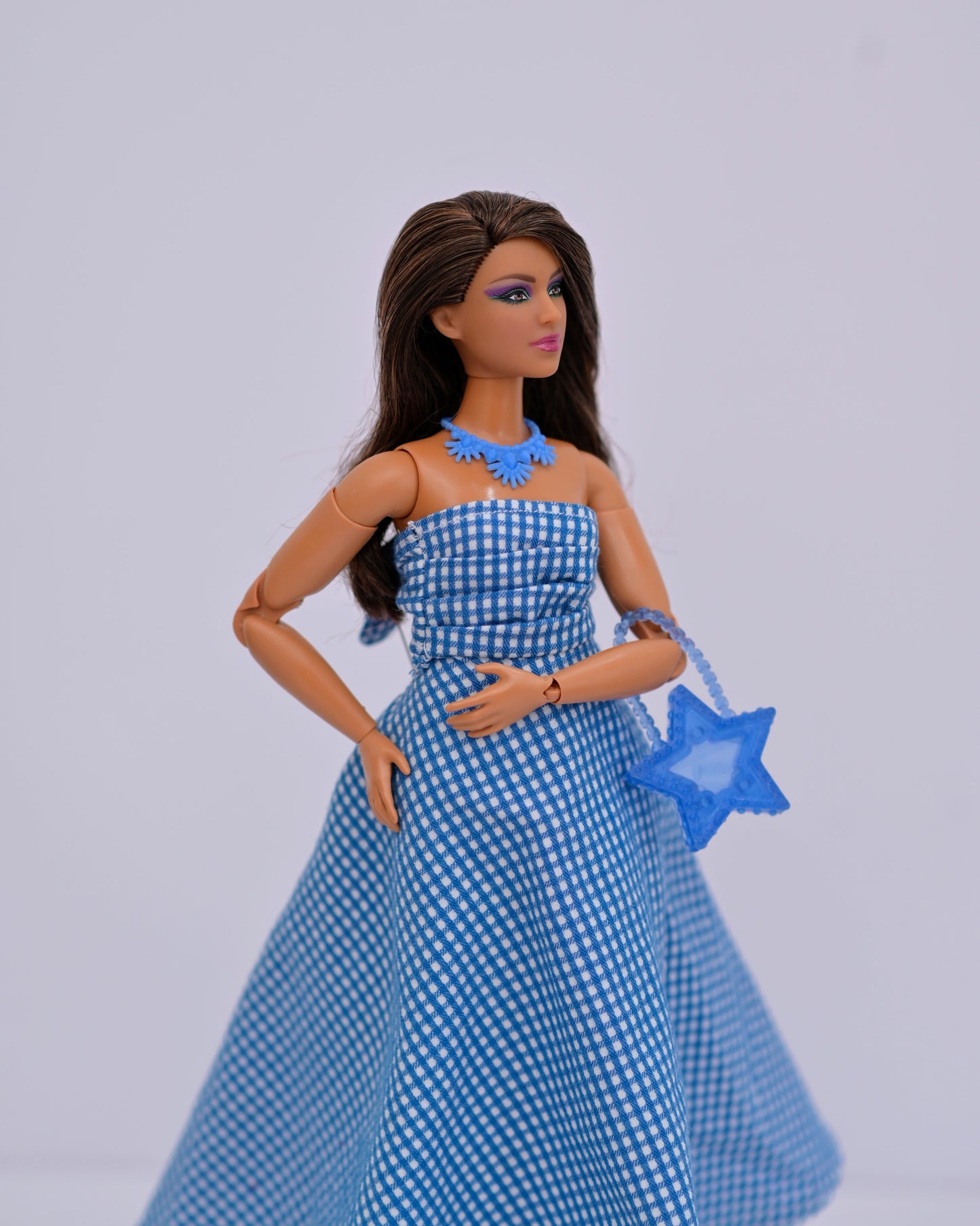Celeste Summer Gingham Dress